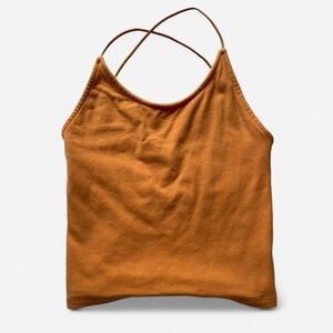 Women's orange Spaghetti Strap Top
